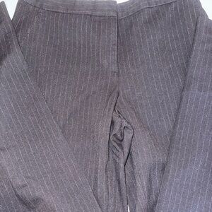 Zara Black and White Pinstripe Pants